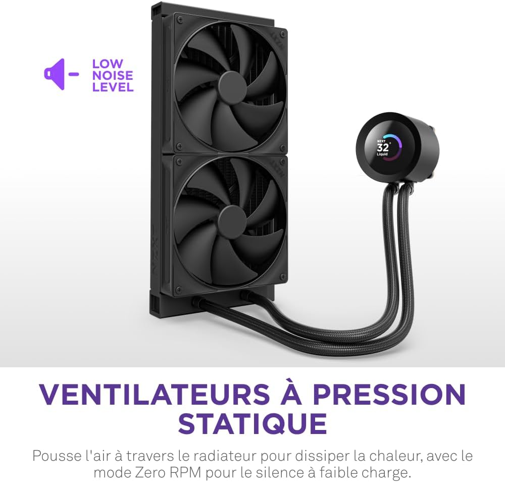 Detalle de NZXT Kraken Plus 280 CPU liquid cooler