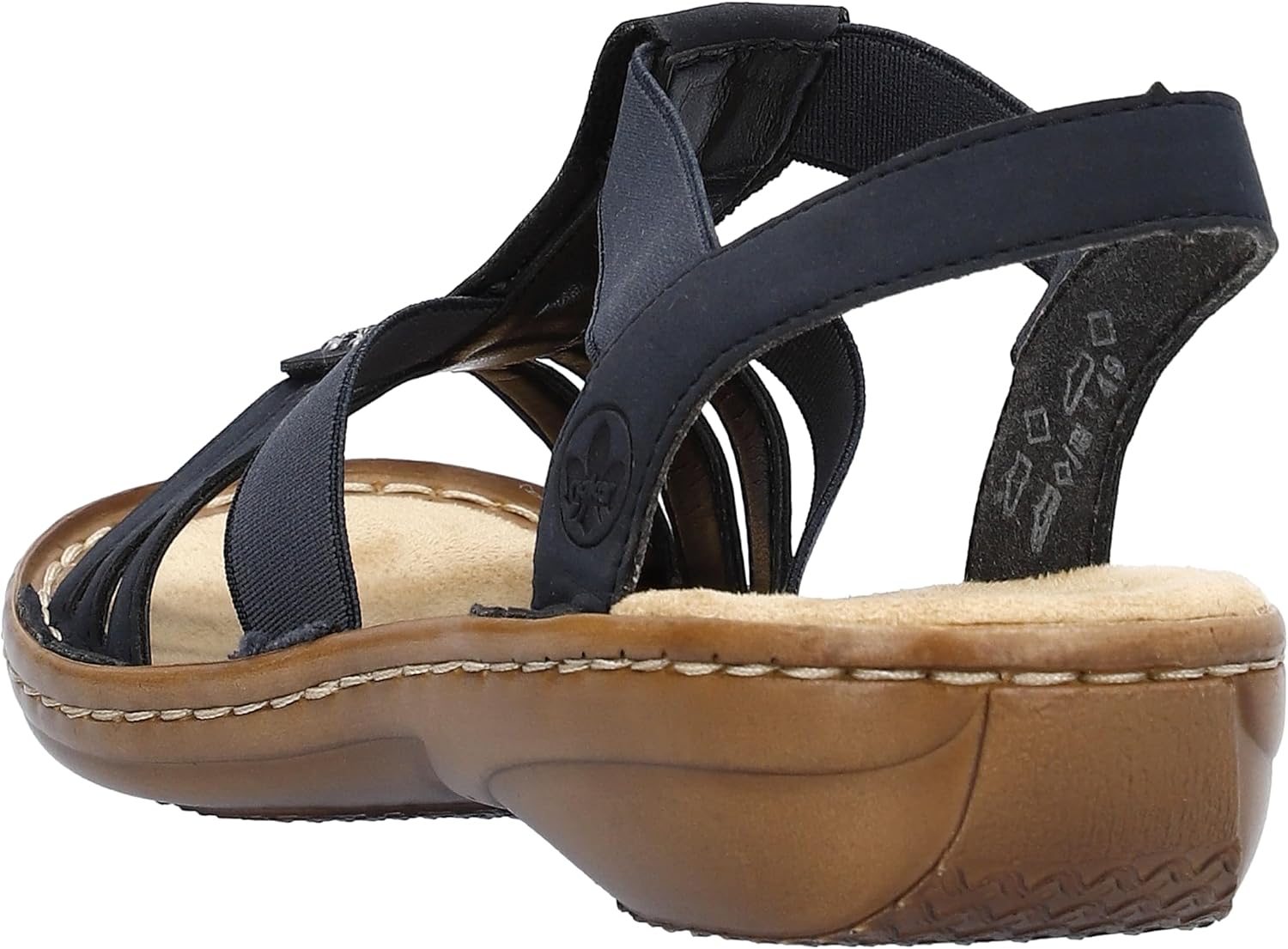 Detalle de Rieker 608g9-45 Sandales Bout fermé Femme