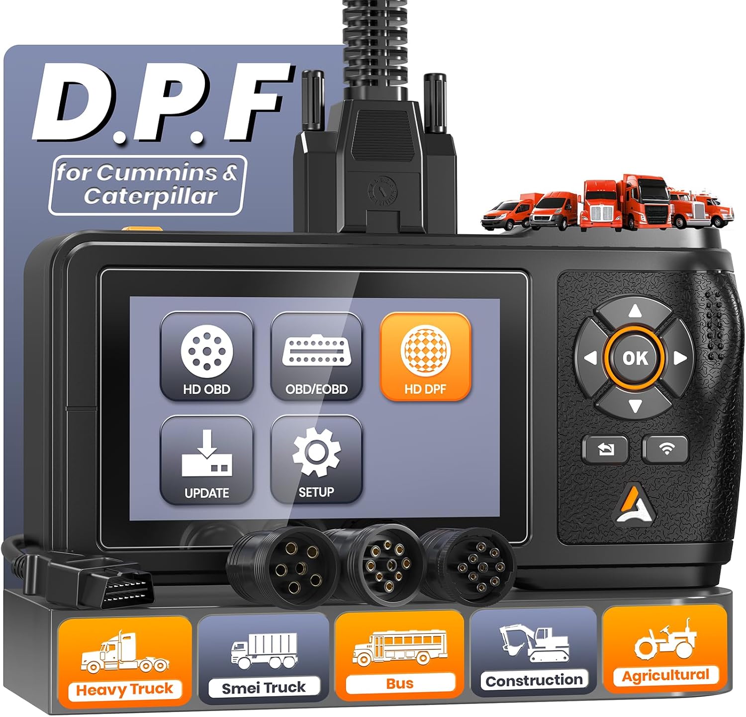 Detalle de ANCEL HD430 Truck Scanner 4.3-inch 🛠