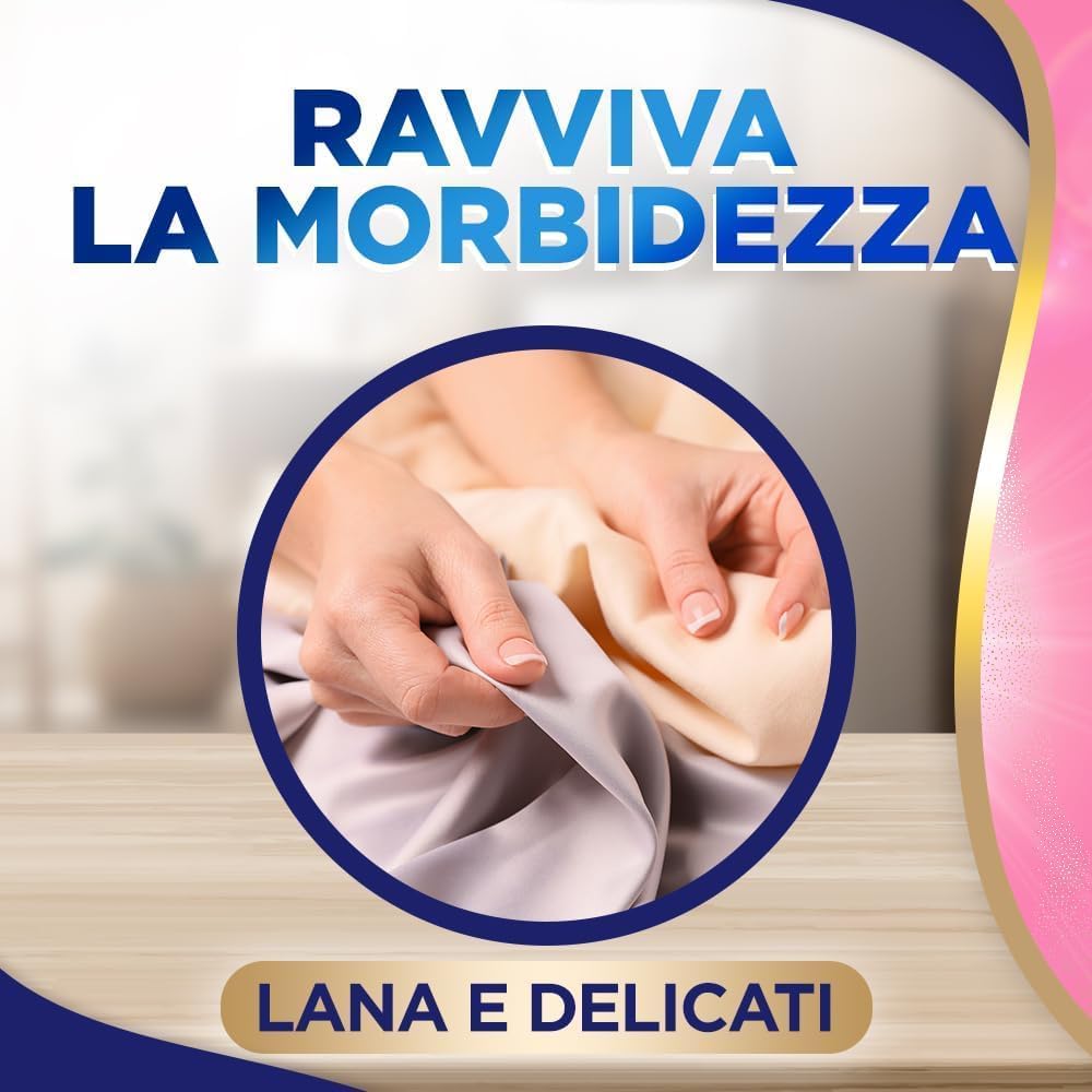 Detalle de Lip Woolite Detersivo Lana e Delicati 1500 ml – 25 Lavaggi con Cheratina