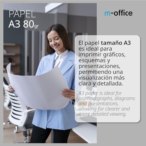 Thumbnail 6 de Paquete de Folios A3 80 g - 100 hojas OFITURIA m-office (A3, 297 x 420 mm)