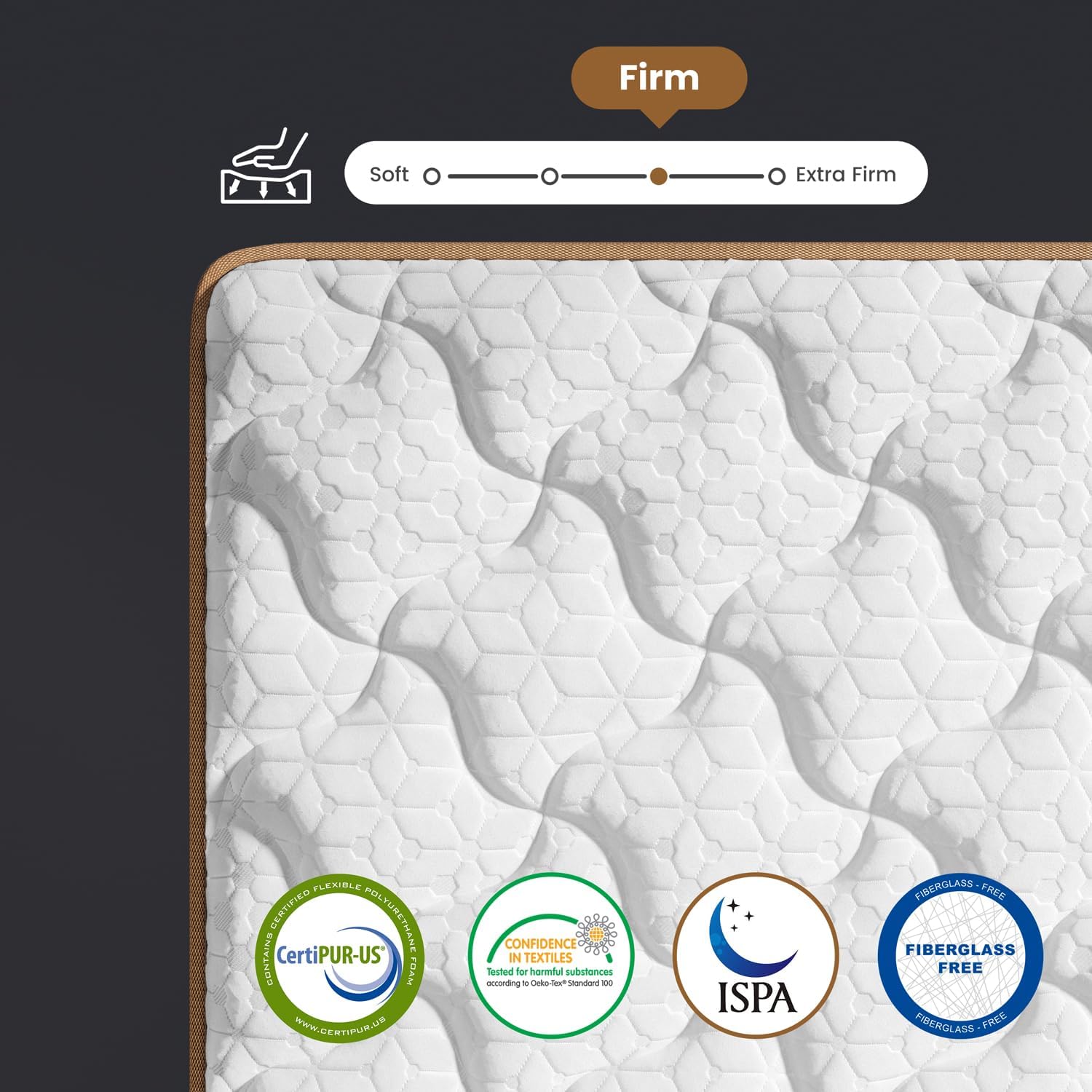 Detalle de Firm Hybrid Mattress, King