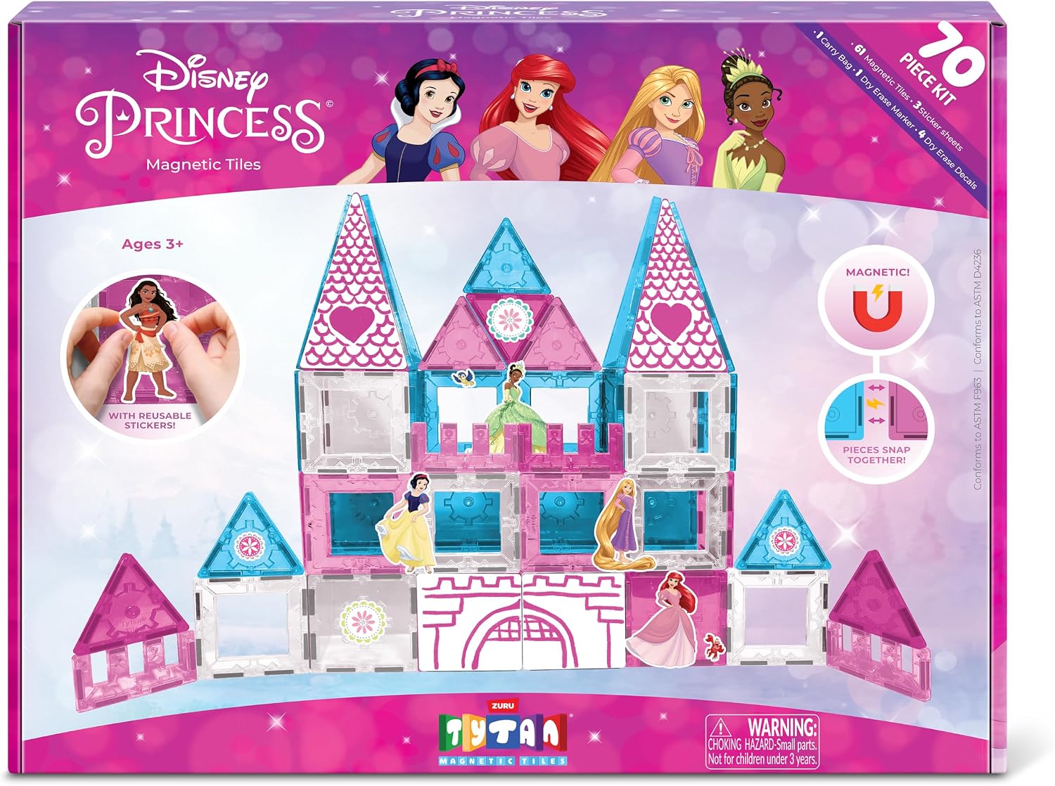 Detalle 2 de Tytan Magnetic Tile Playset 70-Piece
