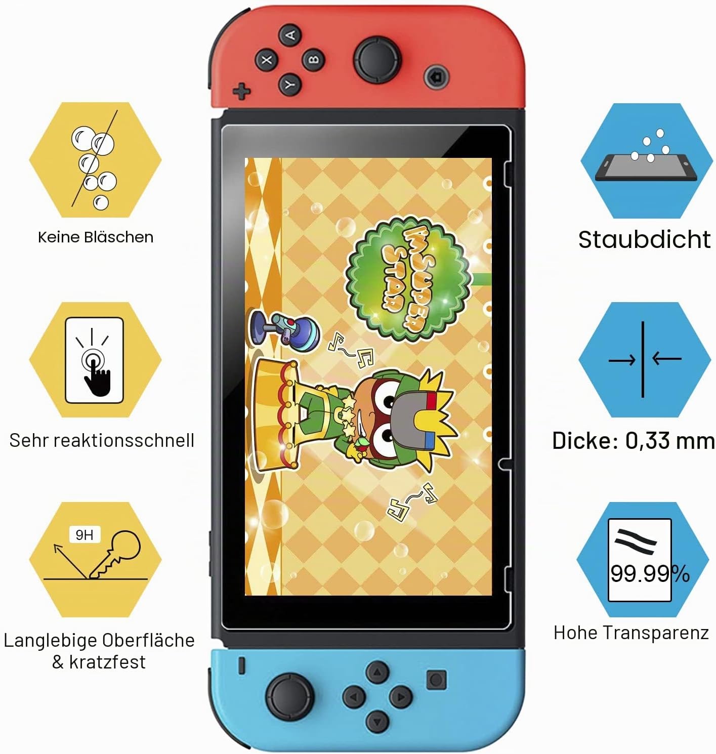 Thumbnail 1 de ivoler Panzerglas für Nintendo Switch 0,3 mm