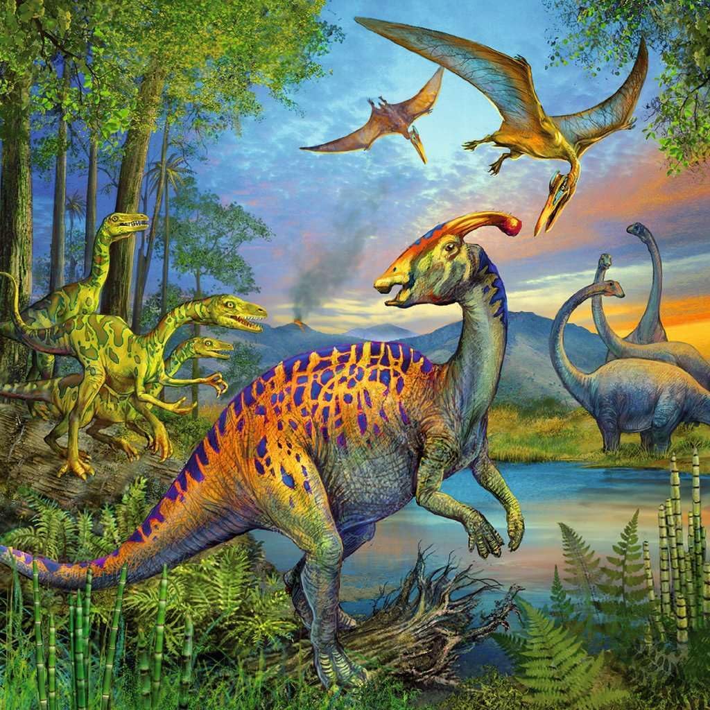 Thumbnail 4 de Ravensburger Puzzle 3x49 “Dinosauri” per bambini (dai 5 anni), 18x18 cm