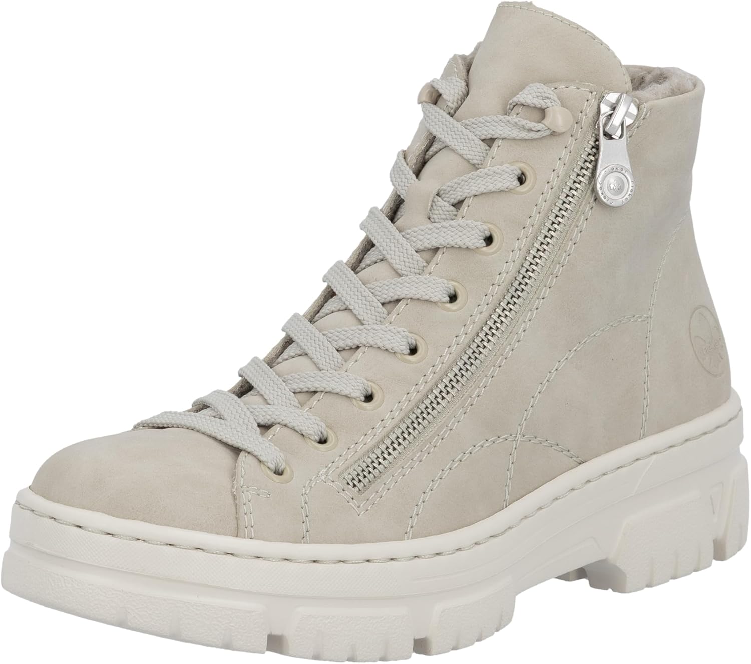 Detalle de Rieker Schnürstiefel Beige