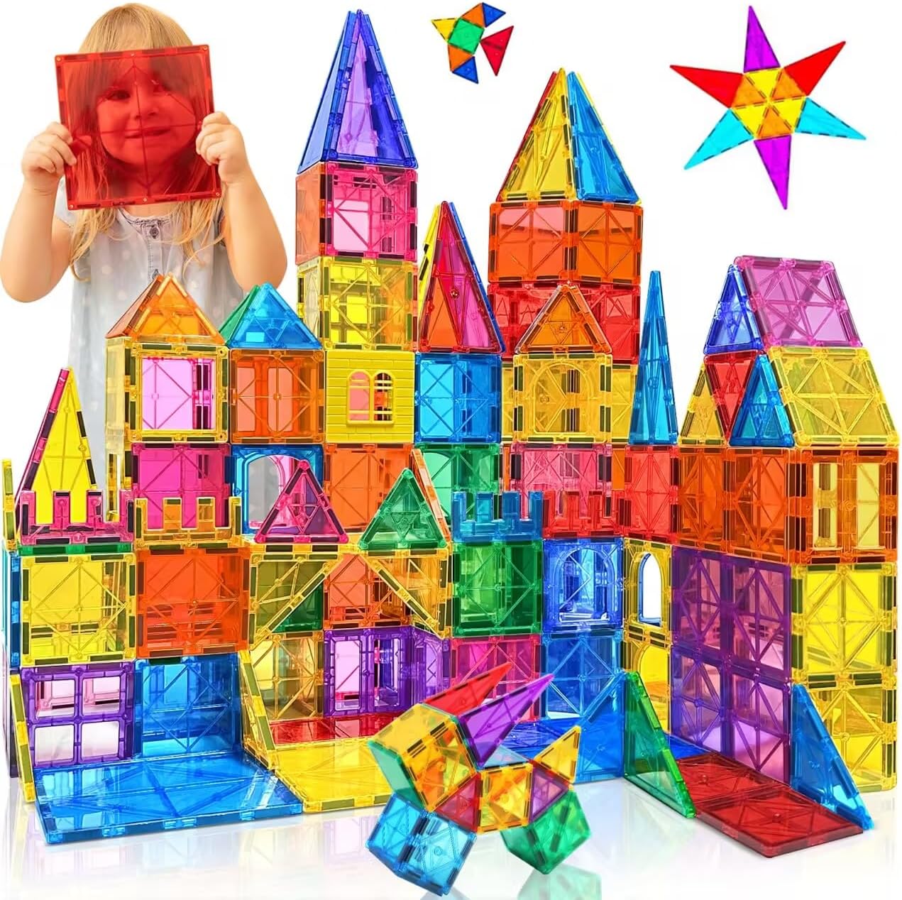 Detalle de Magnetic Building Blocks 60PCS set