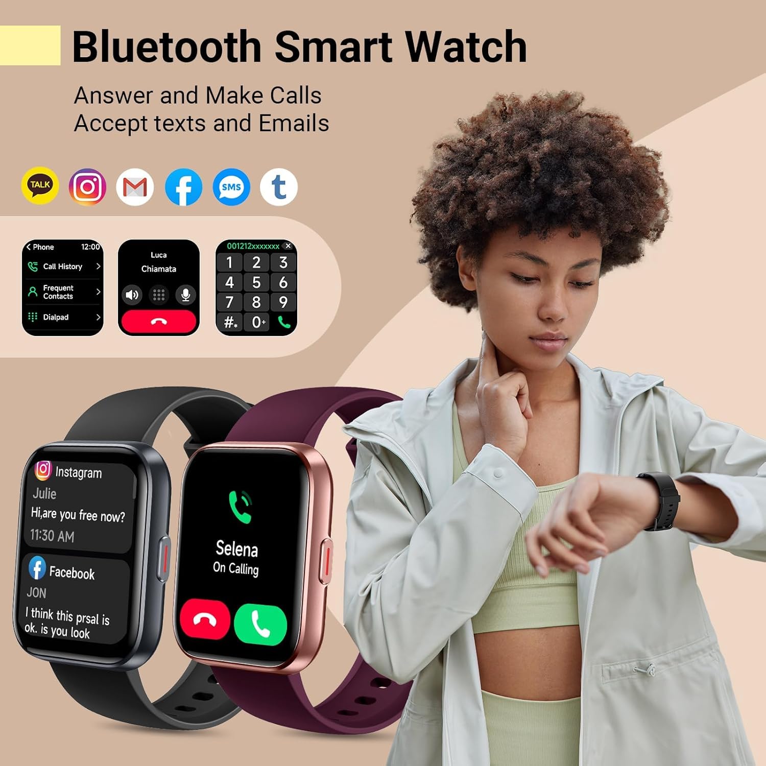 Detalle 2 de Smartwatch for Women with 120 Sports Modes