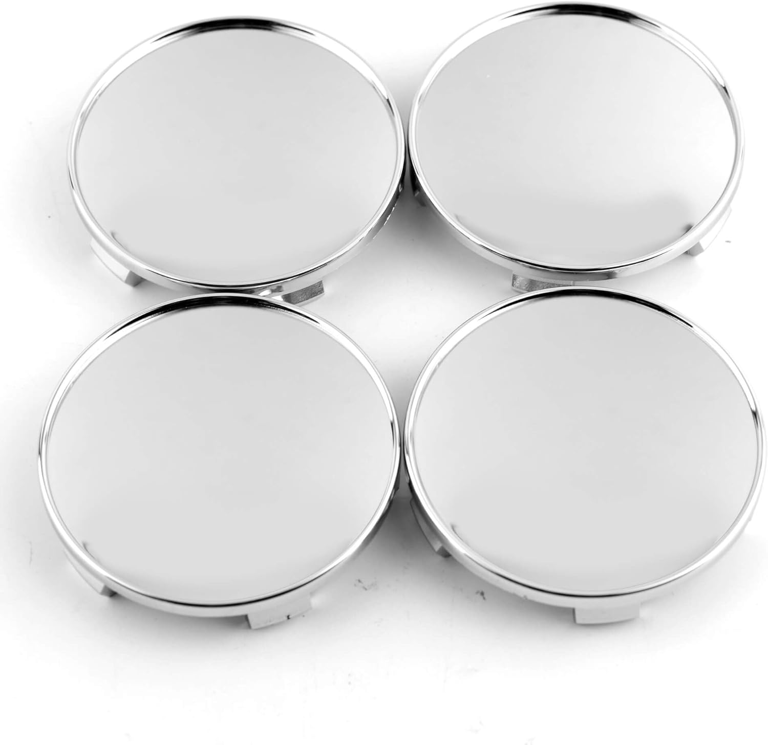 RhinoTuning 4-Pack 69.1 mm Chrome Wheel Centre Caps for Motorsport Z3/Z4/X3/X6 (1/2/3/4/5/6/7/8) – ABS, 4 Caps