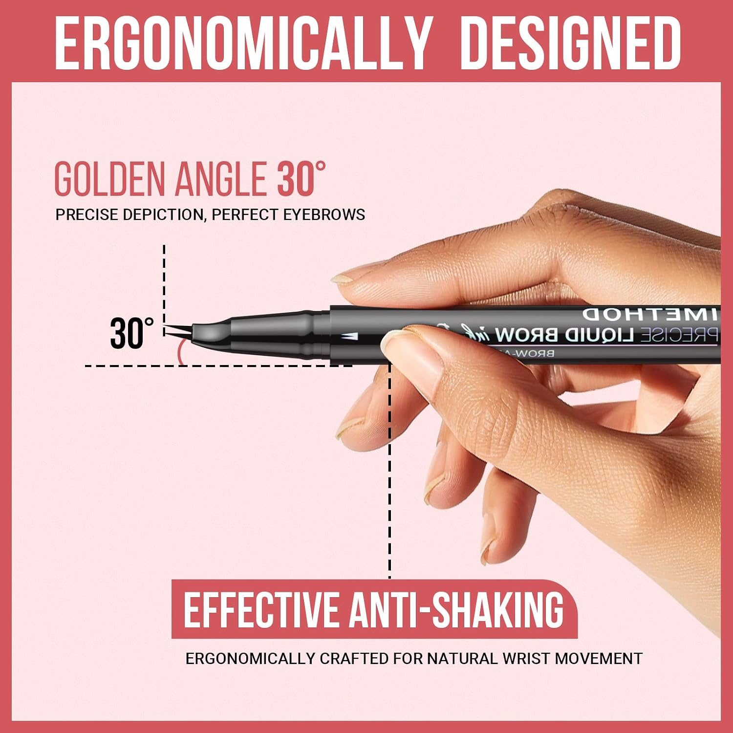 Thumbnail 1 de iMethod Curved Eyebrow Pen 2-in-1