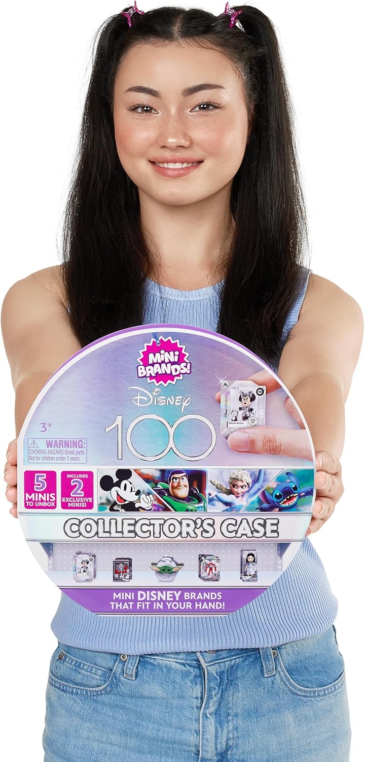 Detalle de 5 Surprise Mini Brands Disney Platinum “100 Years of Wonder” Custodia da collezione