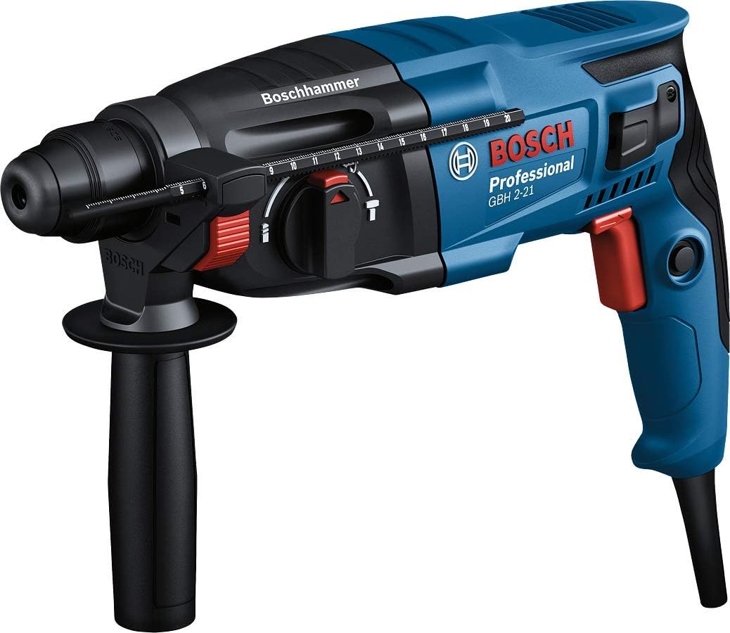 Thumbnail 1 de Bosch Professional GBH 2-21 SDS Plus Hammer Drill (230 V) with 3x drill bits & carrying case