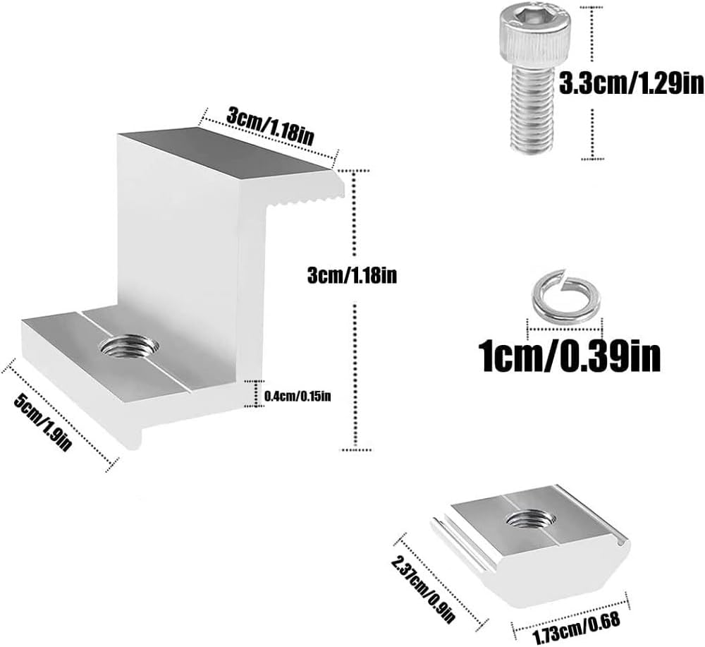 Thumbnail 6 de Solarmodul Halterung 12 Stück für Trapezblech