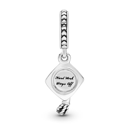 Detalle de Colgante Birrete de Graduación Pandora 791892 – Plata, talla única para mujer