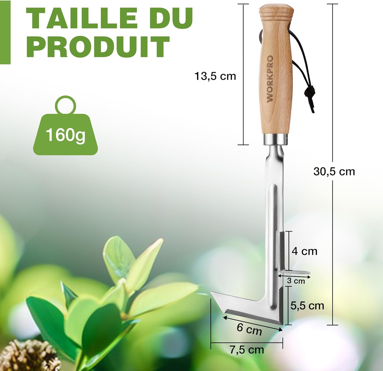 Thumbnail 6 de WORKPRO Désherbeur pour fissures 30,5 cm en acier inoxydable