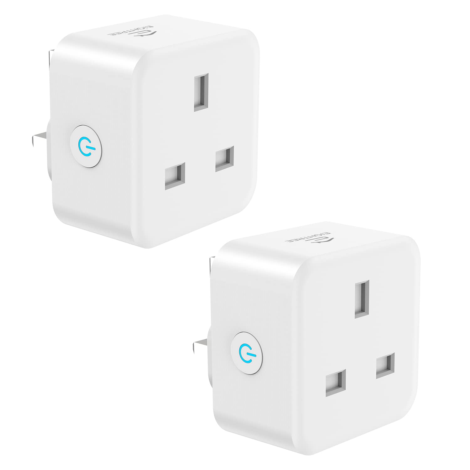 Detalle de EIGHTREE Smart Plug with Energy Monitoring – 13A, 2.4GHz Wi‑Fi, Works with Alexa, Google Home & SmartThings