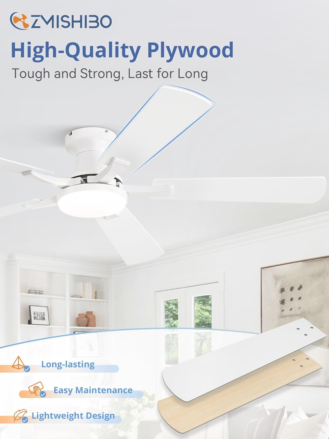 Thumbnail 4 de ZMISHIBO 52 Inch Ceiling Fan 🌀