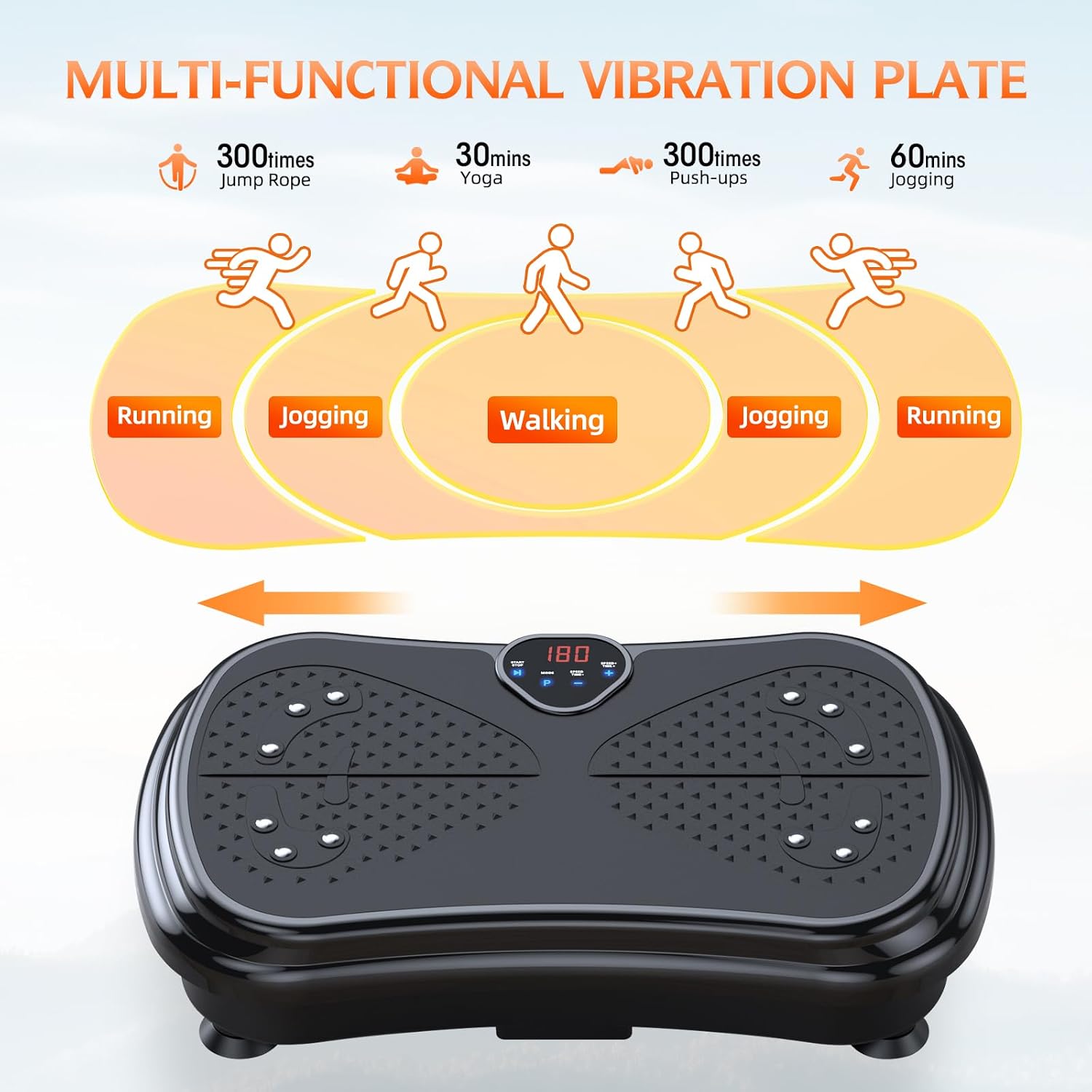 Thumbnail 1 de Vibration Plate with 180 Speeds ⚙