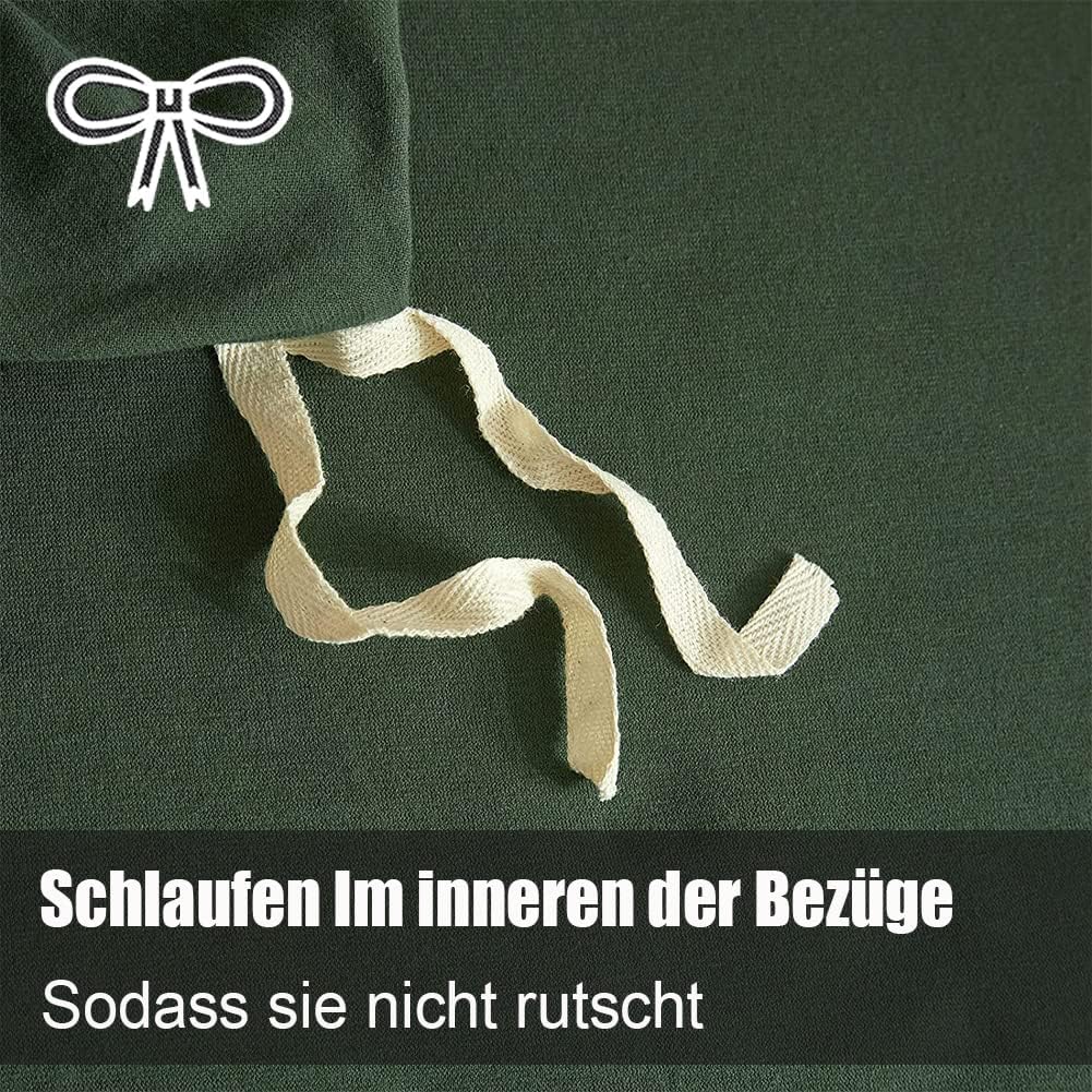 Detalle 2 de Soifox Bettwäsche 200x200 Grün