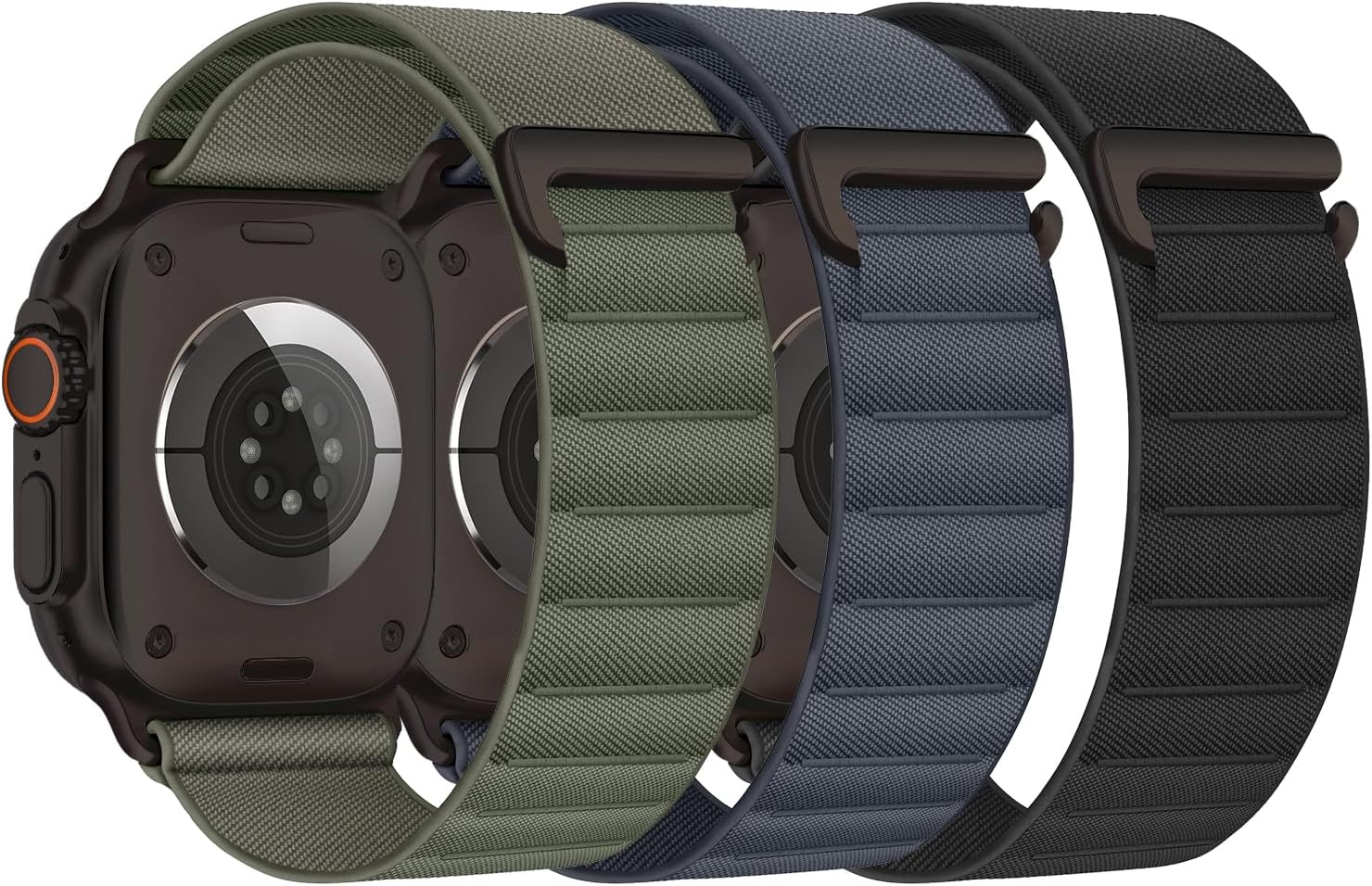 Detalle de 3-Pack Alpine Loop Nylon Sport Strap compatible with Apple Watch (40mm–49mm)