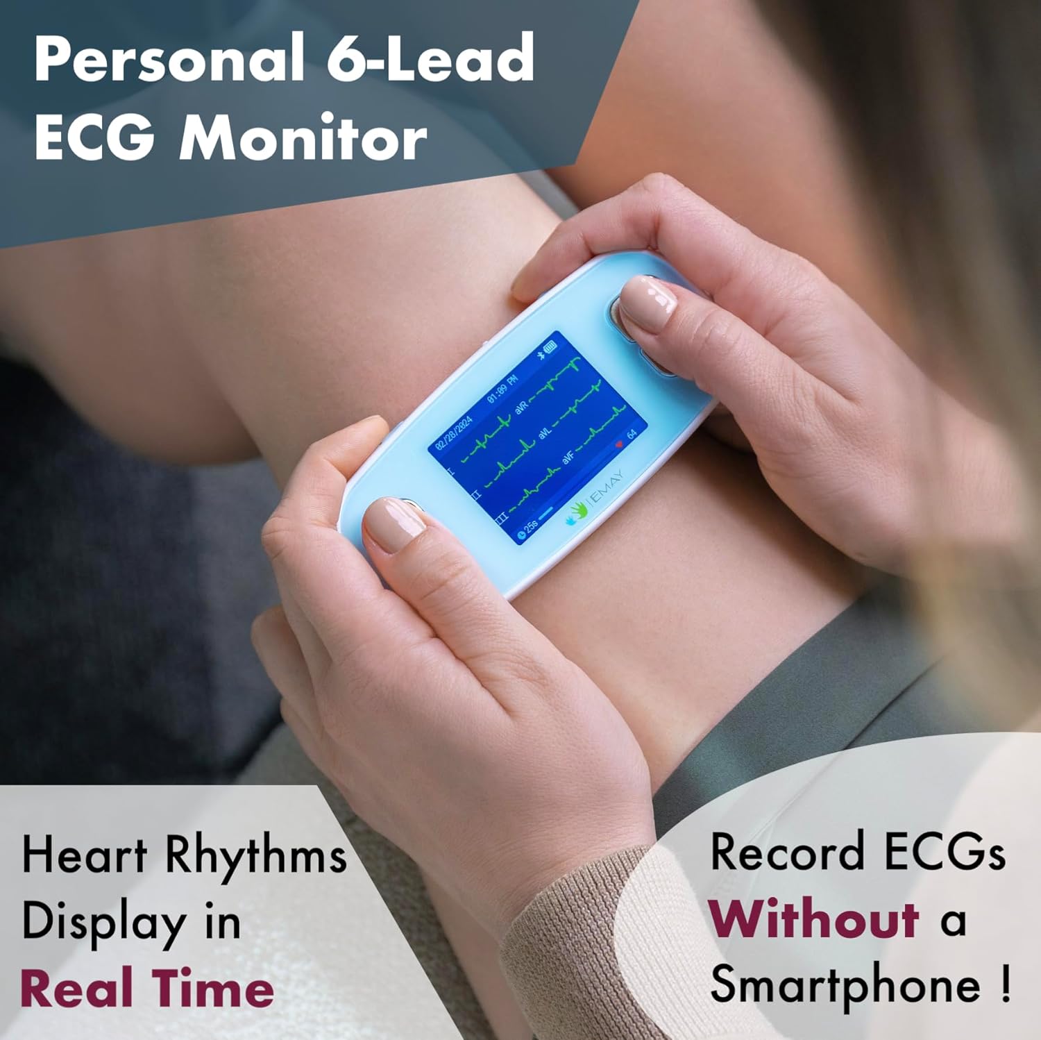 Thumbnail 1 de EMAY 6L Portable ECG Monitor 6L