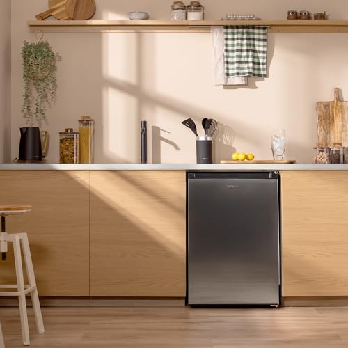 Detalle de Cecotec Congelador Vertical Sobremesa 97 L Bolero CoolMarket TF 97 Inox