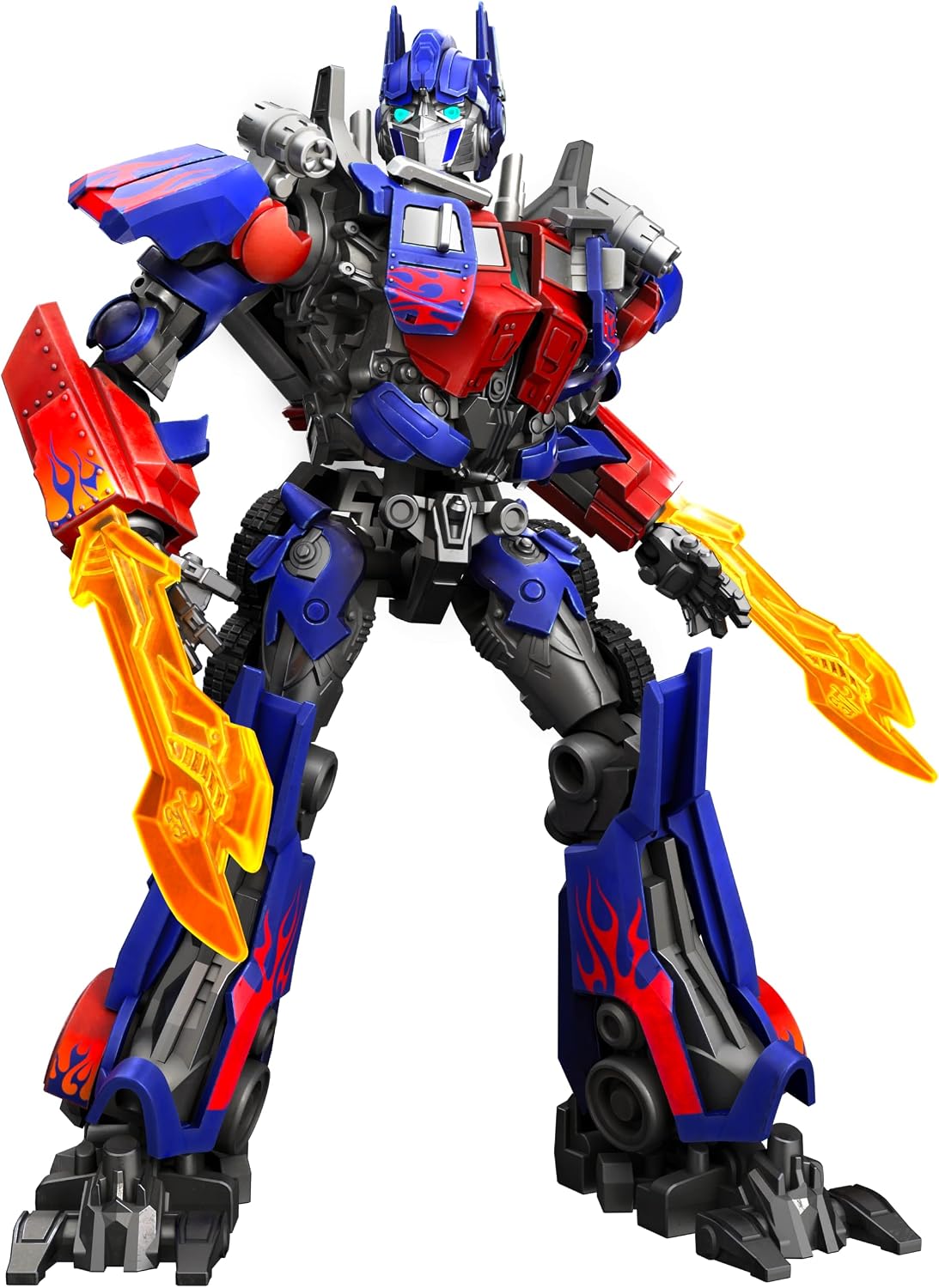 Detalle 1 de BLOKEES Transformers Classic Class 09 Optimus Prime bouwfiguur (2007) met LED-ogen