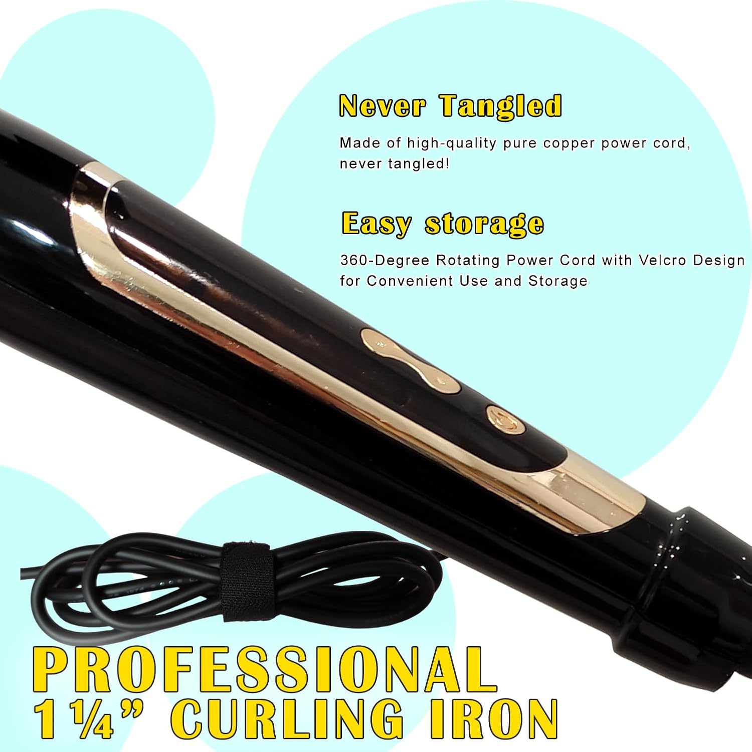 Thumbnail 4 de ABP 1.25 Inch Curling Iron with Extra Long Ceramic Barrel