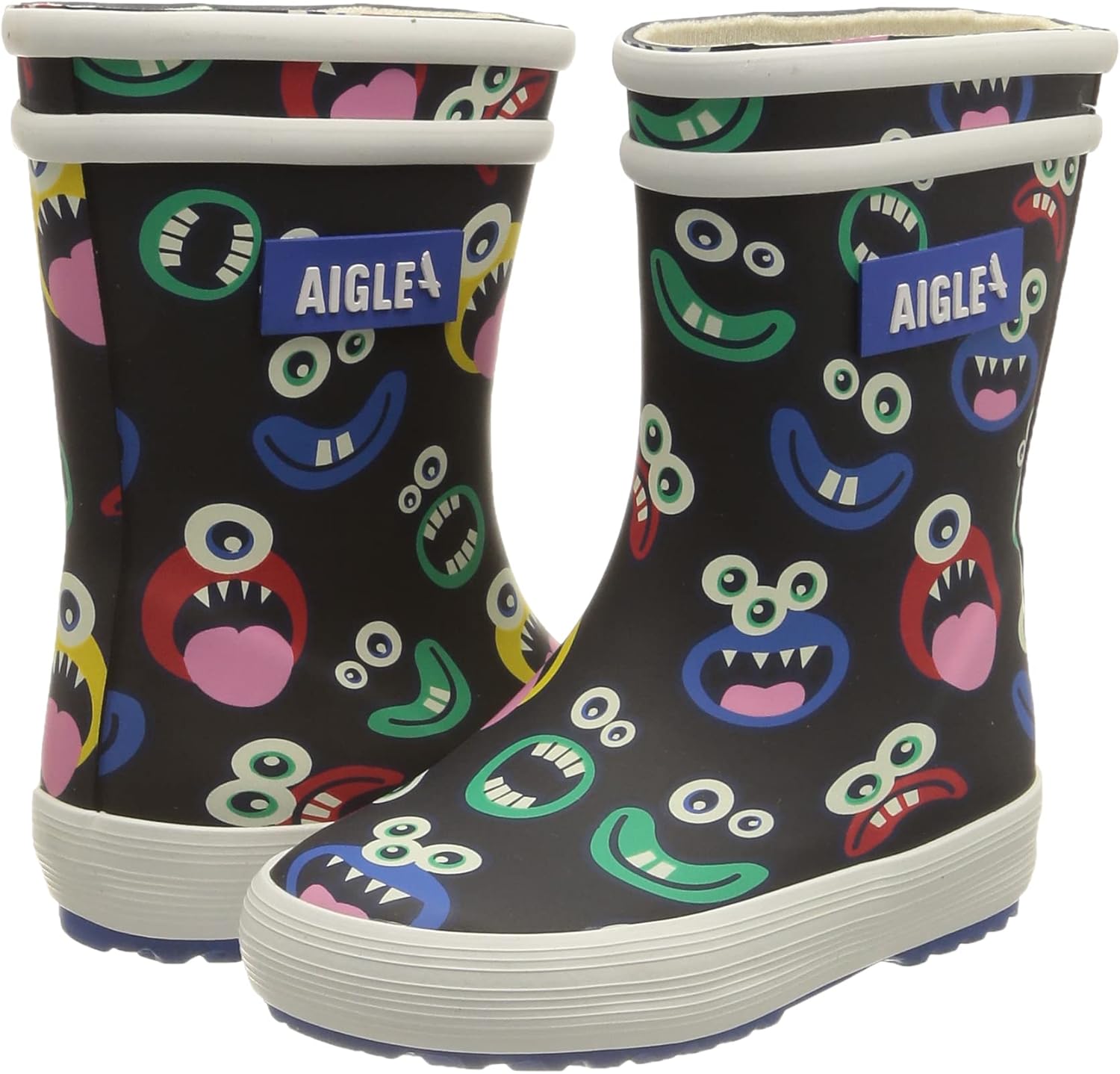 Thumbnail 6 de Aigle Baby Flac Play2-Gummistiefel (Unisex) mit 2 Streifen & saisonalen Prints