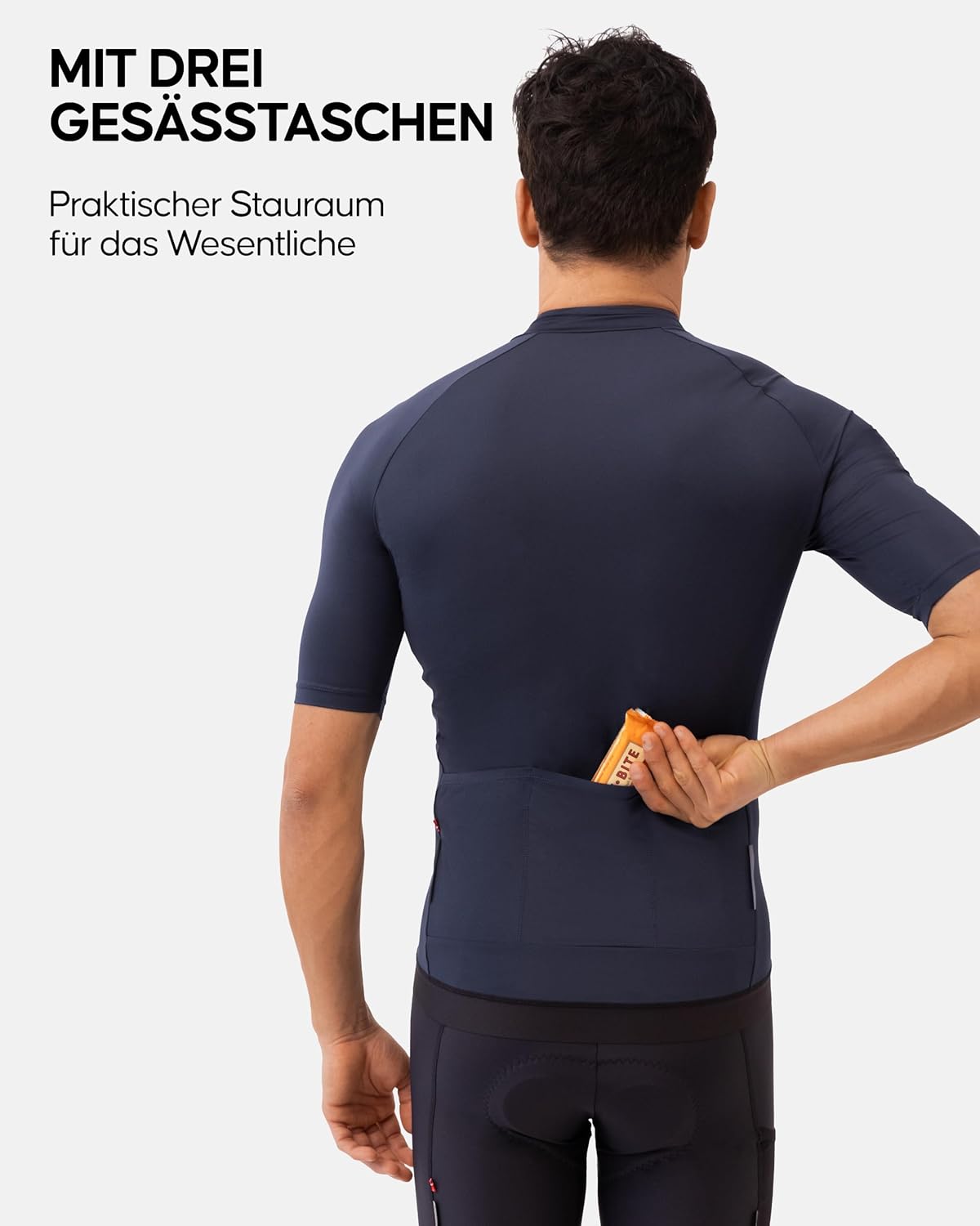 Thumbnail 3 de DANISH ENDURANCE Kurzarm Radtrikot Herren mit Reißverschluss und Taschen