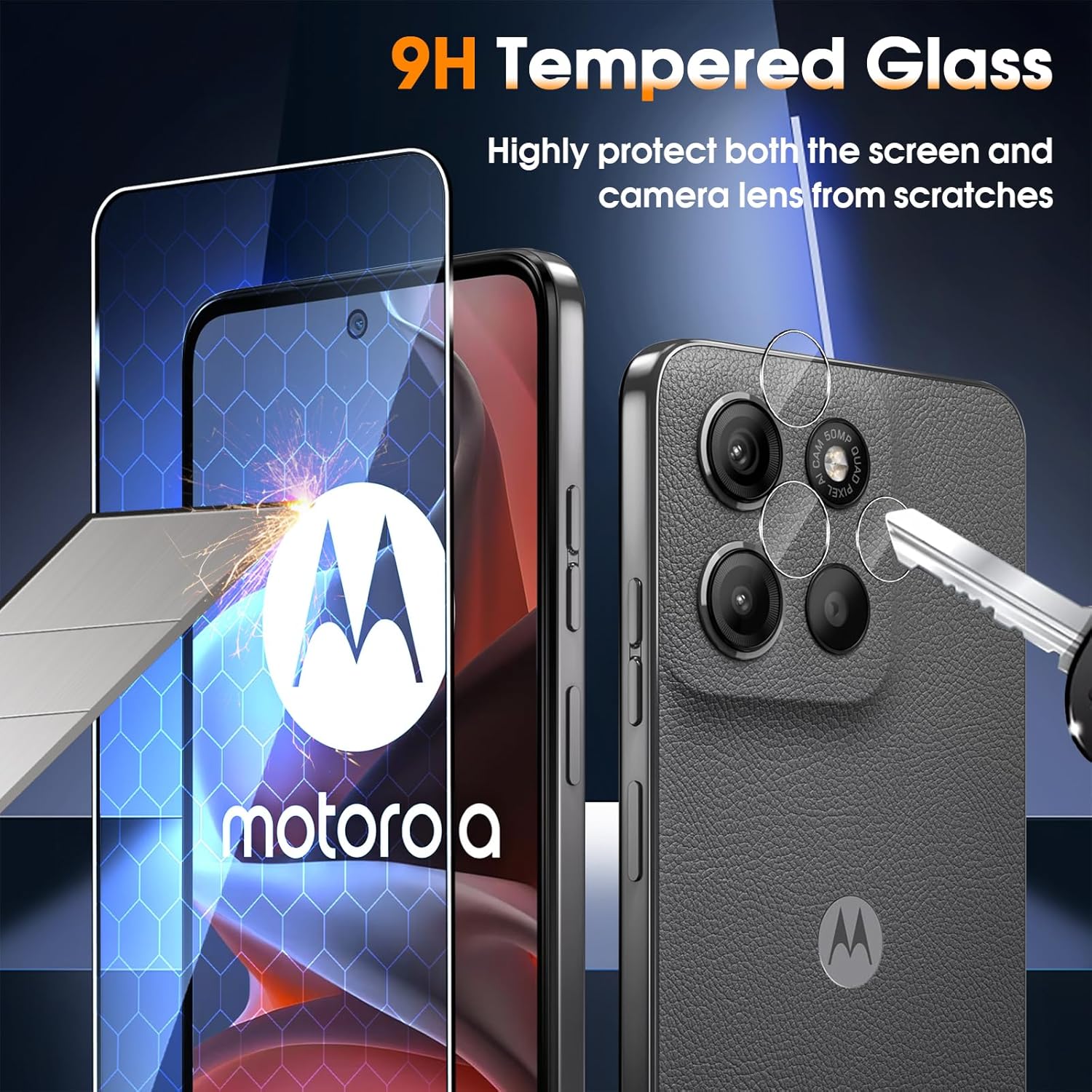 Thumbnail 1 de Locofun Displayschutzset für Motorola Moto G15 – 9H Panzerfolie + Kameraschutz (2+2 Stück)