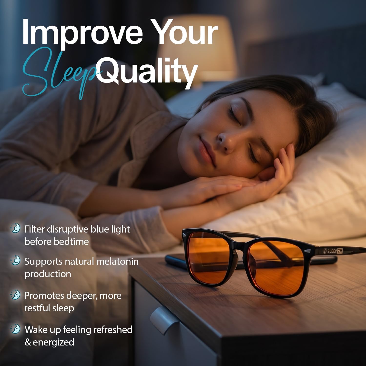 Thumbnail 2 de Sleep ZM 100% Blue Light Blocking Glasses