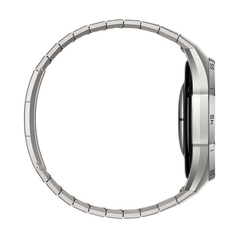 Detalle de Huawei Watch GT6 Pro: Titanio, GPS y NFC en 46 mm para un rendimiento continuo