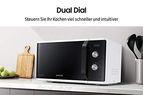 Detalle 1 de Samsung MW3500 Mikrowelle MS23K3614AW/EG – 800 W, 23 L, keramisch emaillierter Innenraum