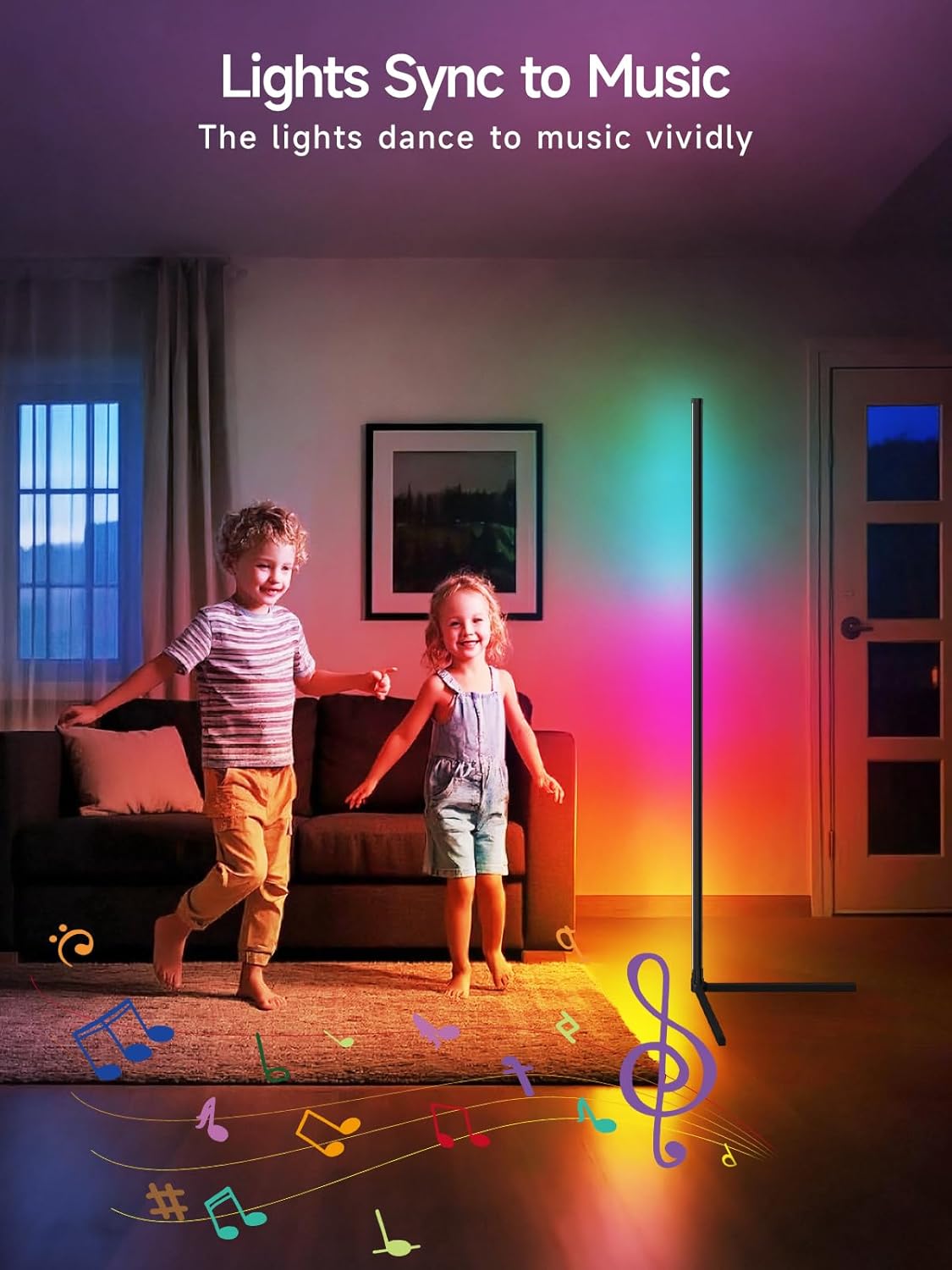 Thumbnail 2 de Tyute LED Floor Lamp Smart RGB, Dimmable