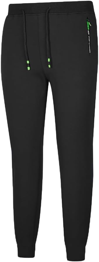 Detalle 2 de ZOXOZ Mens Joggers Tracksuit Bottoms with Zipped Pockets – cotton, elasticated waist