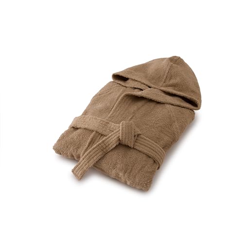 Detalle 2 de Bassetti Accappatoio con Cappuccio, 100% Cotone, Taglia L – Unisex, Spugna Morbida e Assorbente