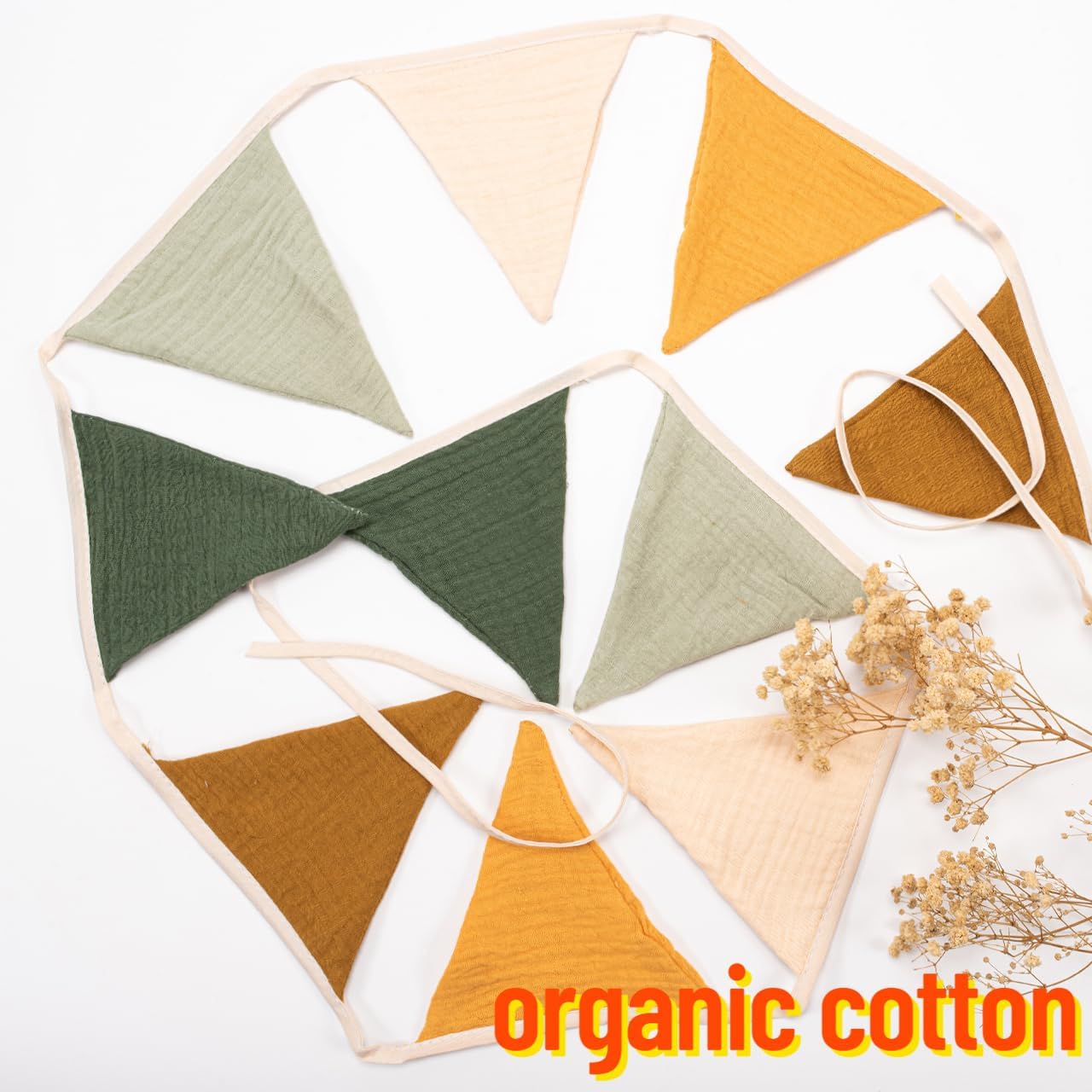 Thumbnail 1 de Zouwel Fabric Bunting Banner 2.6m