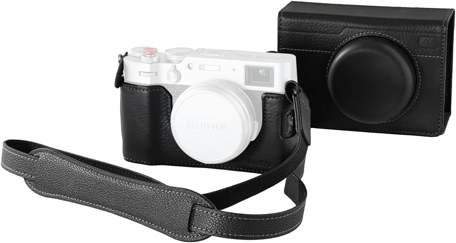 Detalle de SMALLRIG Étui cuir Fujifilm X100VI noir