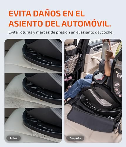 Detalle de LIONSTRONG Protector asiento ISOFIX negro