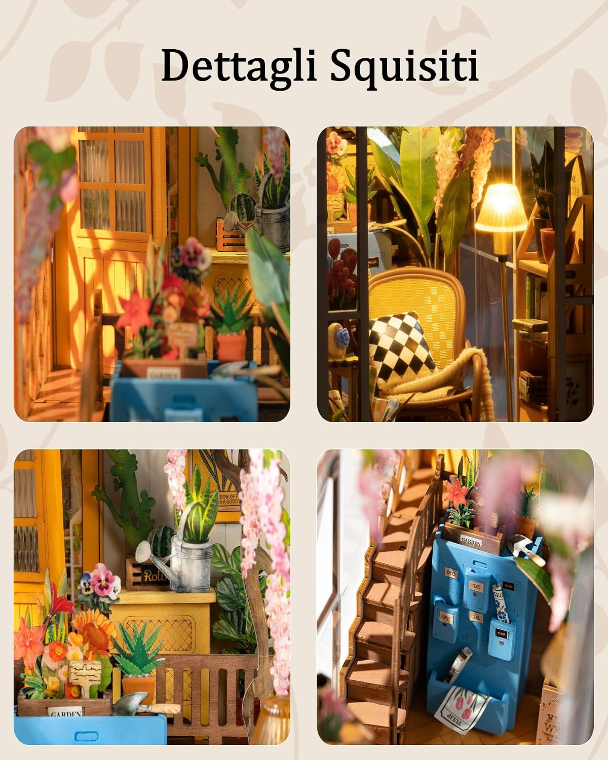 Thumbnail 1 de ROWOOD Book Nook Kit Serra: Puzzle 3D in Legno per Adulti da Costruire, Bookend e Decorazione fai-da-te