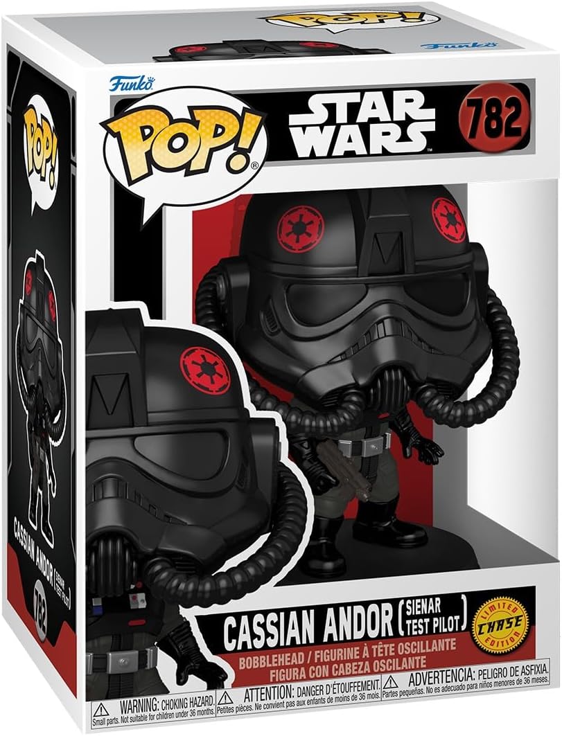 Thumbnail 2 de Funko Pop! Star Wars: Andor – Cassian Andor Tie Fighter – Versione Chase 1/6, Vinile da Collezione