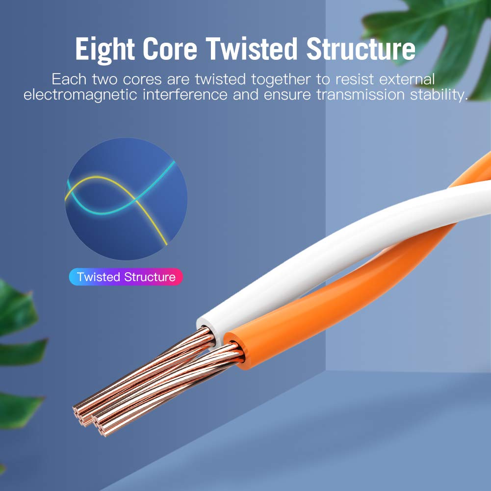 Thumbnail 5 de VENTION Cat7 Ethernet Extension Cable (5m) – flat RJ45 male to female for 10Gbps-ready networks