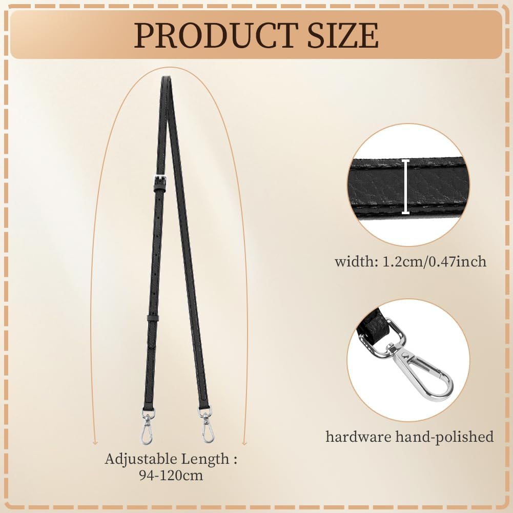 Thumbnail 1 de Aucuu Bandoulière pour Sac Longchamp – Lanière cuir PU ajustable 94–120 cm, sans boucle