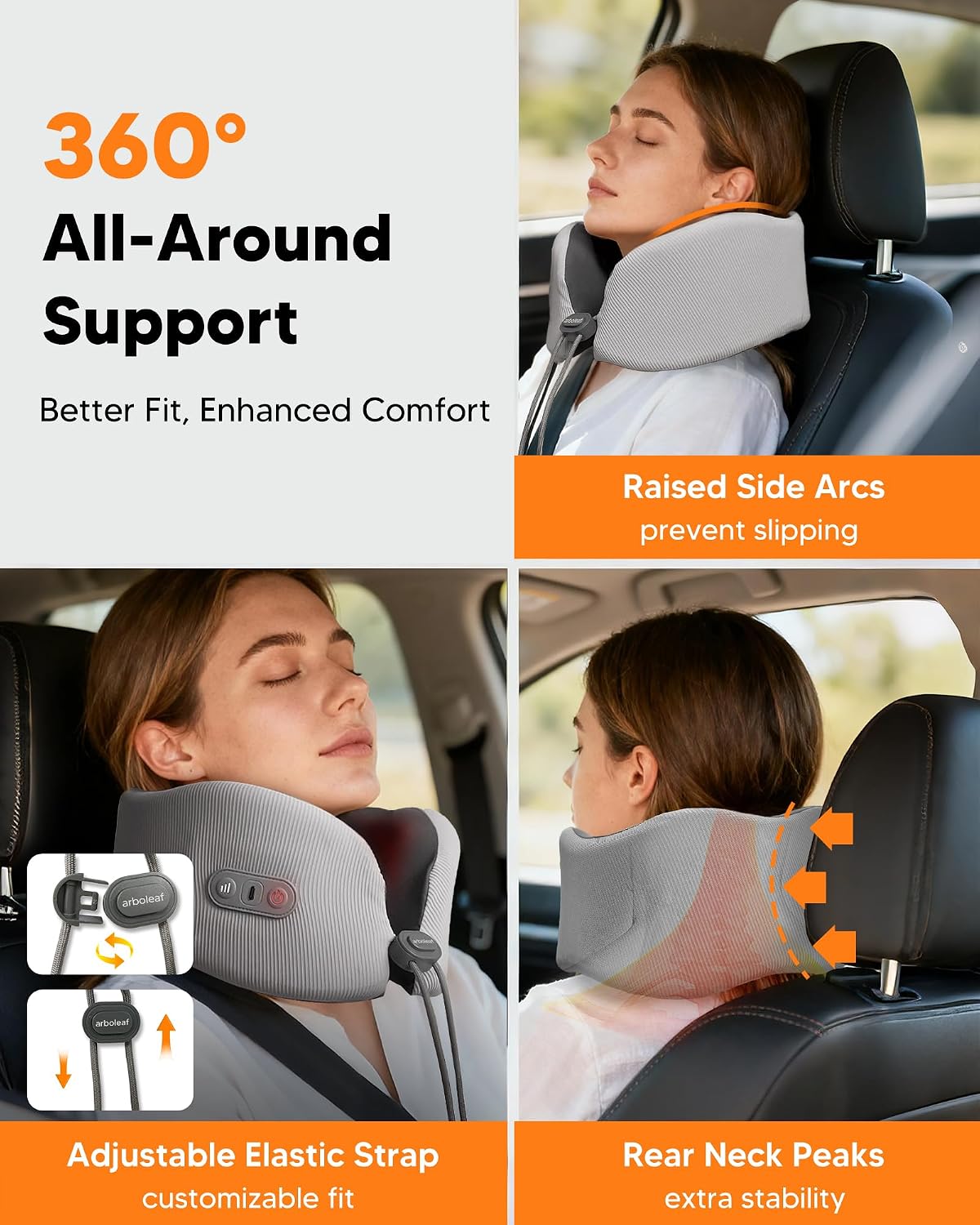 Detalle 2 de arboleaf Heated Neck Pillow 2000mAh 🔥📘