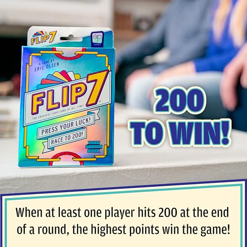 Thumbnail 7 de USAopoly Flip 7: A Quick-Wire Press-Your-Luck Card Game for 3+ Players