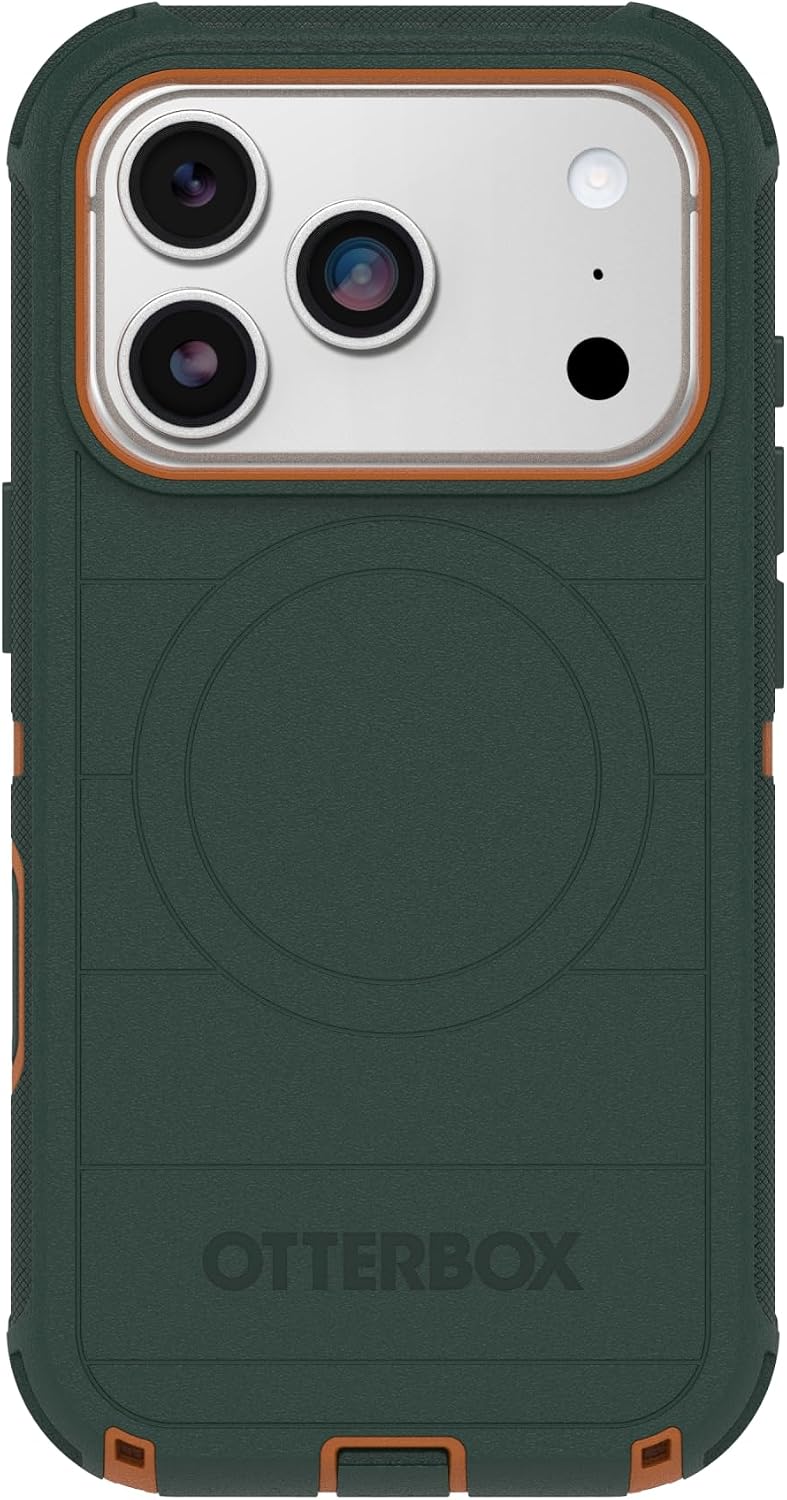 Detalle de OtterBox 77-000295 Defender Pro iPhone 17 Proケース 3層構造・MagSafe対応 グリーン