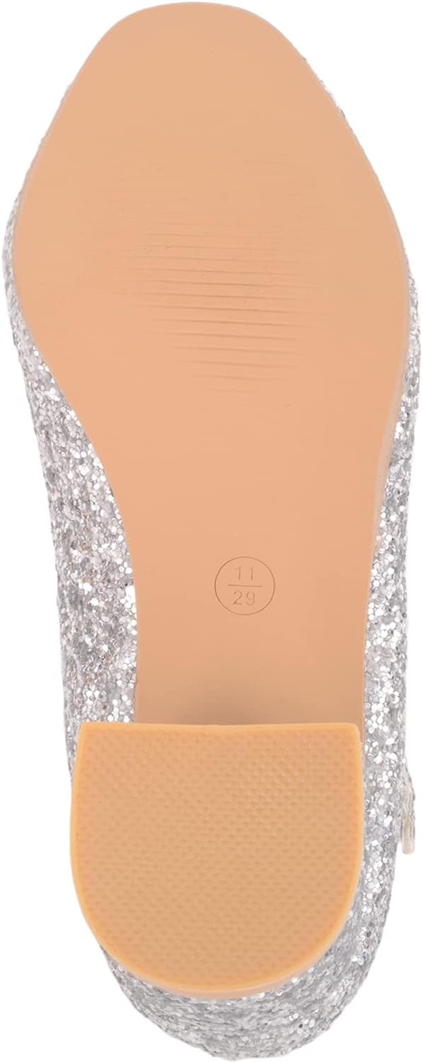 Thumbnail 6 de ABSOLUTE FOOTWEAR Kids Girls Heeled Sparkly Glitter Party Shoes
