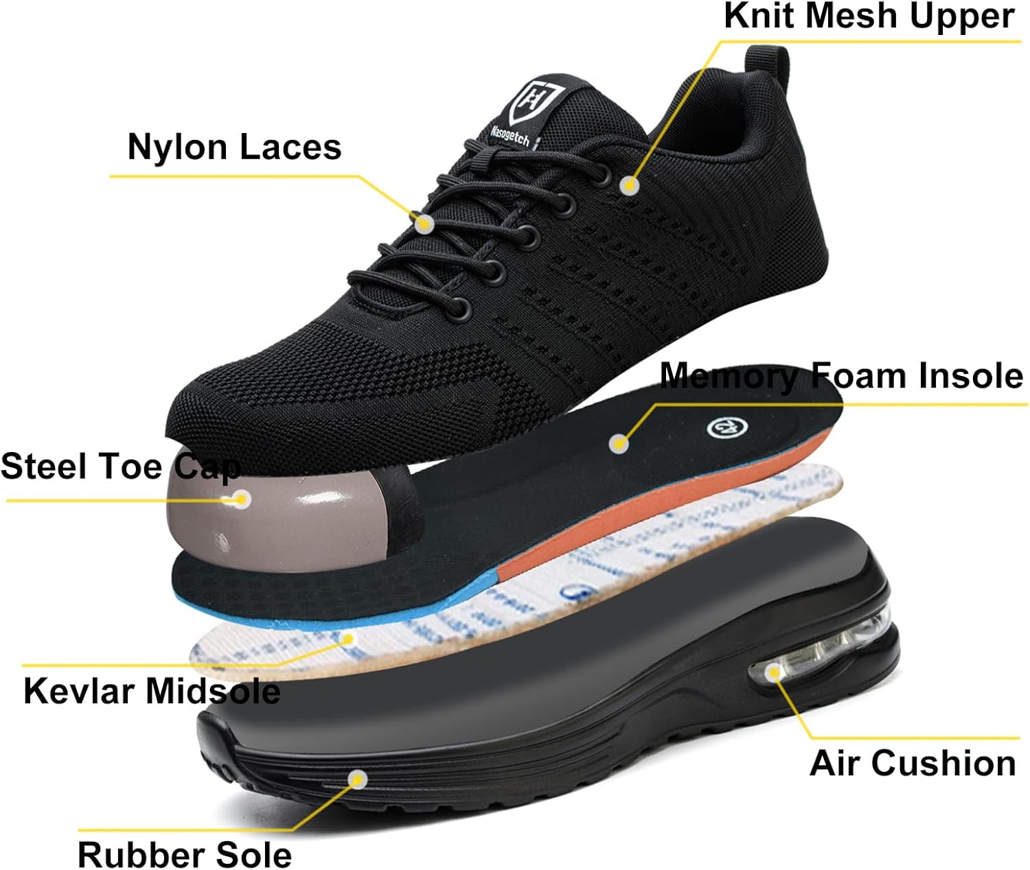 Thumbnail 6 de Baofular Scarpe Antinfortunistiche: leggerezza, comfort e sicurezza per uomo e donna