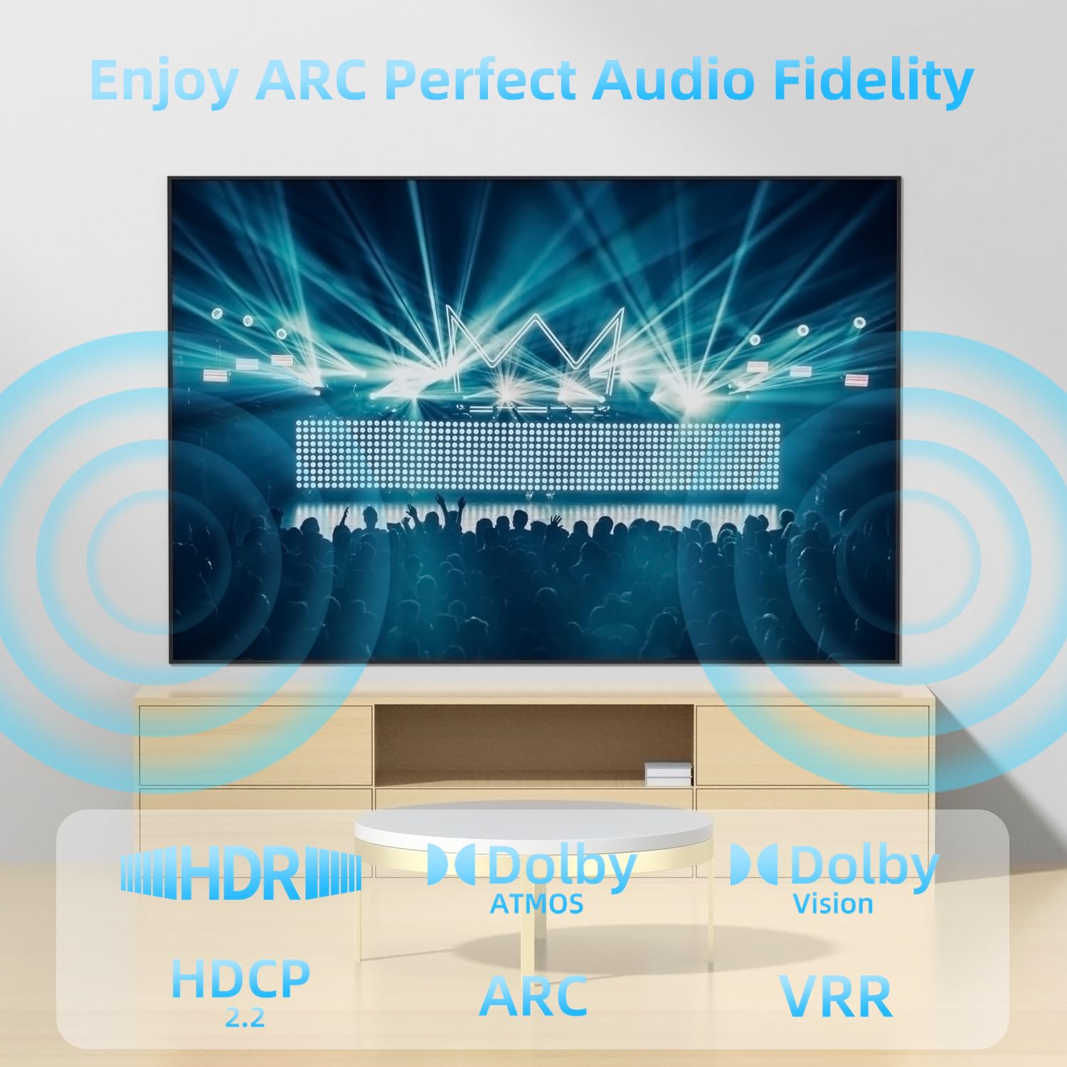 Thumbnail 4 de Diyanisly Câble HDMI 2.1 4K 25 m haute vitesse tressé (4K@60 Hz, 2K@120 Hz) pour TV, projecteur et consoles